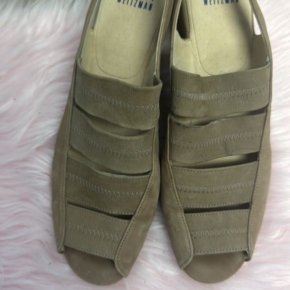 Stuart Weitzman Women's Khaki comfortable wedges - Picture 4 of 4